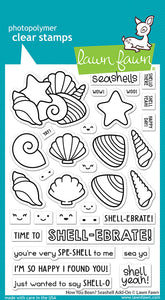 How You Bean? Seashell Add On Lawn Fawn LF3169