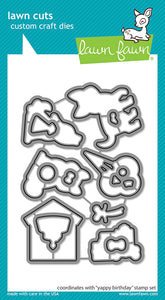 Yappy Birthday Metal Die Lawn Fawn LF3159