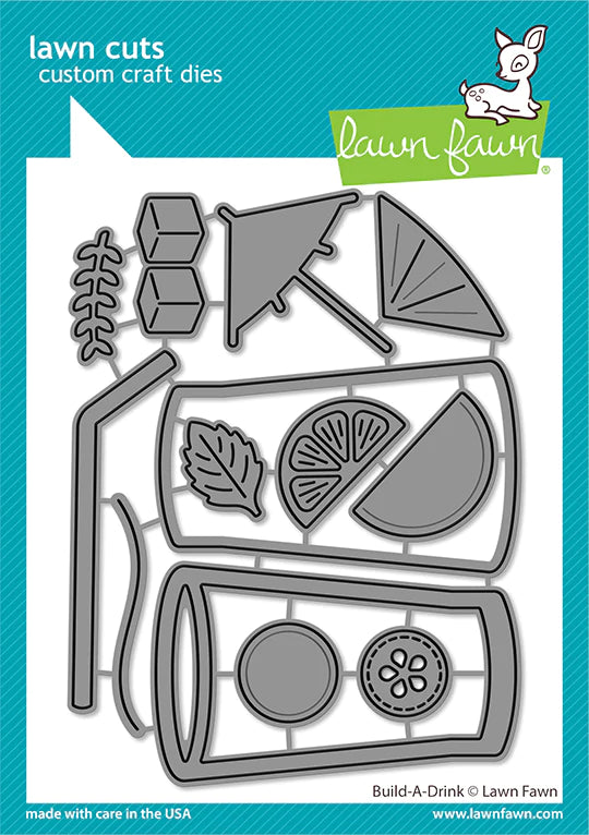 Build A Drink Die Lawn Fawn LF3176