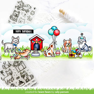 Grassy Stencil - Slimline Lawn Fawn LF3190