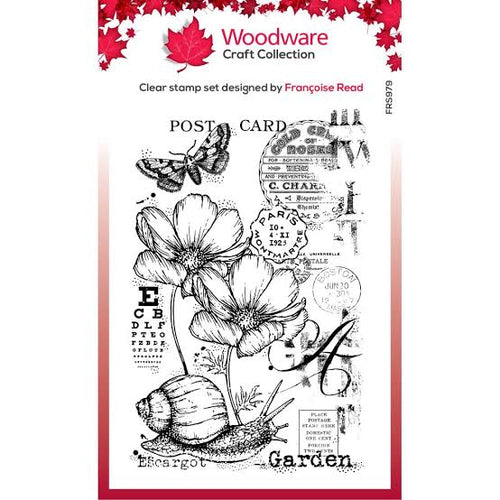 Garden Snail 4x6 Clear Stamp FRS979