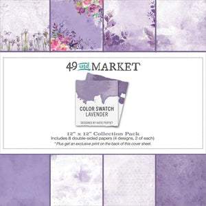 Lavender 12x12” Colour Swatch Collection 49 & Market