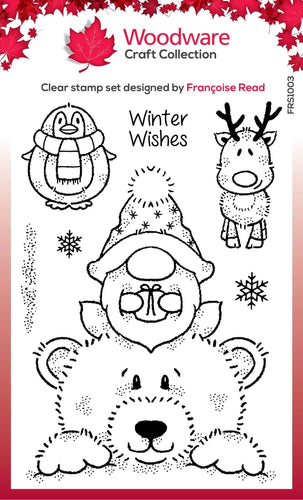 Norman & Friends 4x6” Clear Stamp Set by Francoise Read FRS1003