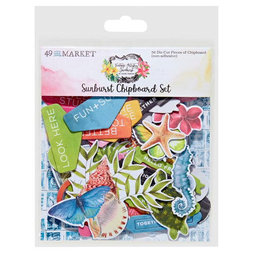 Sunburst - Chipboard Set 49 & Market
