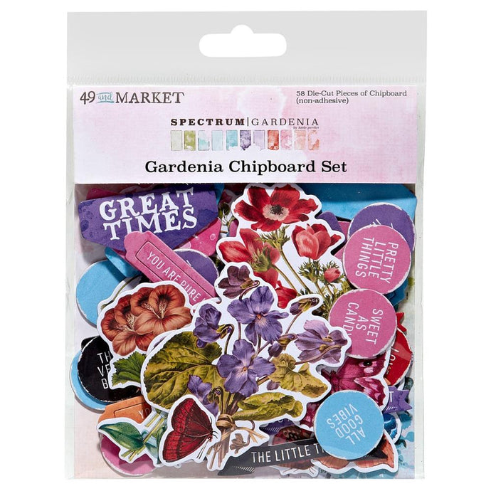 Gardenia Chipboard Set 49 & Market
