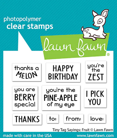 Tiny Tag Sayings - Fruit Lawn Fawn LF3171
