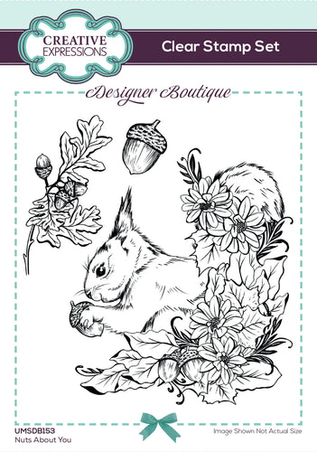 Nuts About You 4x6 Clear Stamp UMSDB153