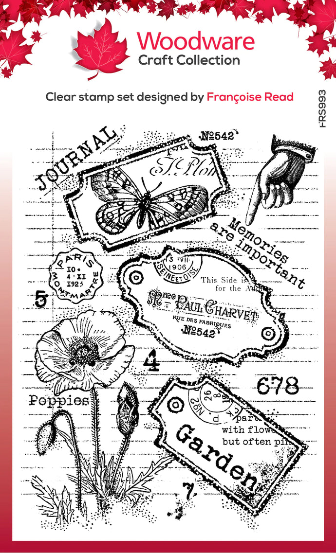 Label Page 4x6” Clear Stamp FRS993