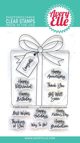 Gifts & Greetings Clear Stamp Avery Elle