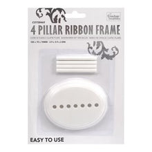 Load image into Gallery viewer, 4 Pillar Ribbon Frame