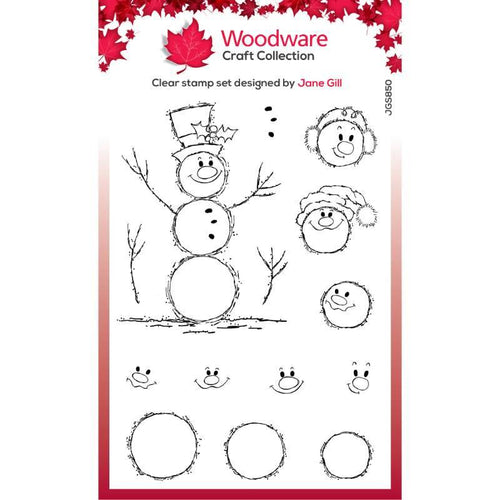 Bubble Snowmen JGS850 Jane Gill
