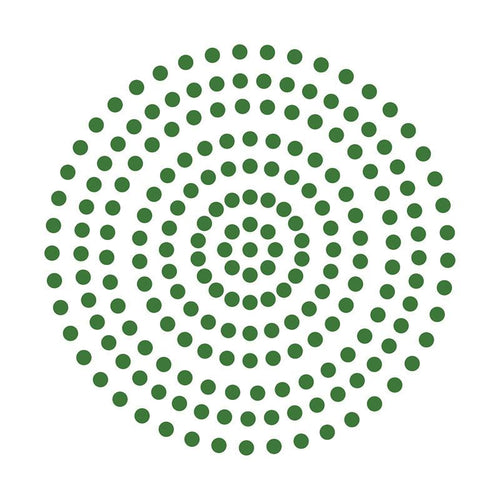 Adhesive Pearls - Emerald Green (3mm - 206pcs)