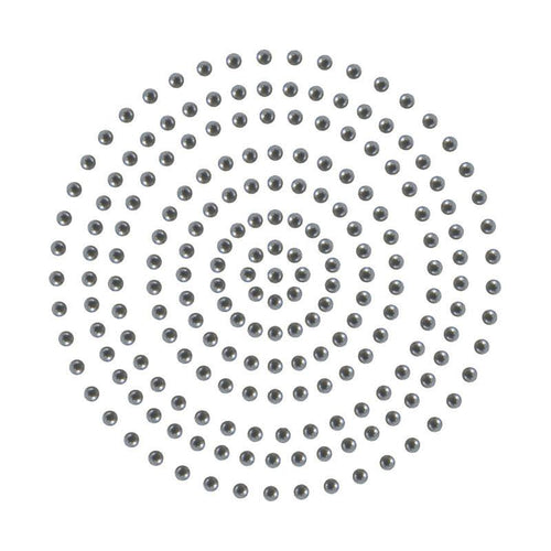 Adhesive Pearls - Deep Silver (2mm- 424pc)