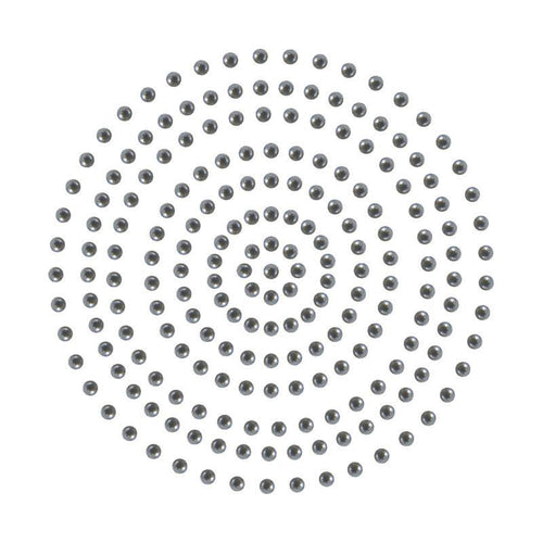 Adhesive Pearls - Deep Silver (2mm- 424pc)