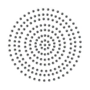 Adhesive Pearls - Deep Silver (2mm- 424pc)