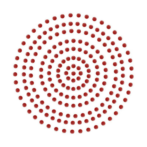 Adhesive Pearls - Deep Red (2mm- 424pc)