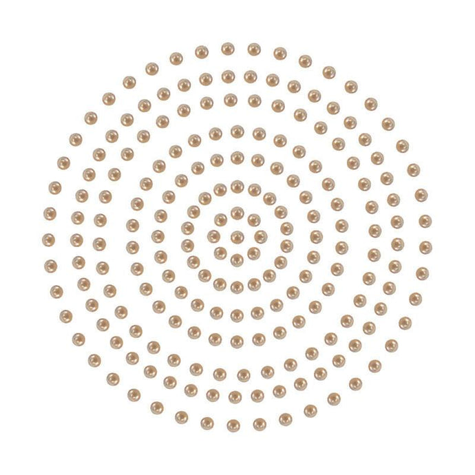 Adhesive Pearls - Chocolate (2mm- 424pc)