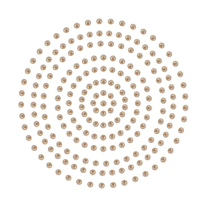 Adhesive Pearls - Chocolate (2mm- 424pc)