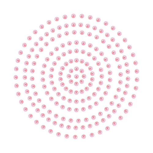Adhesive Pearls - Deep Pink (2mm- 424pc)