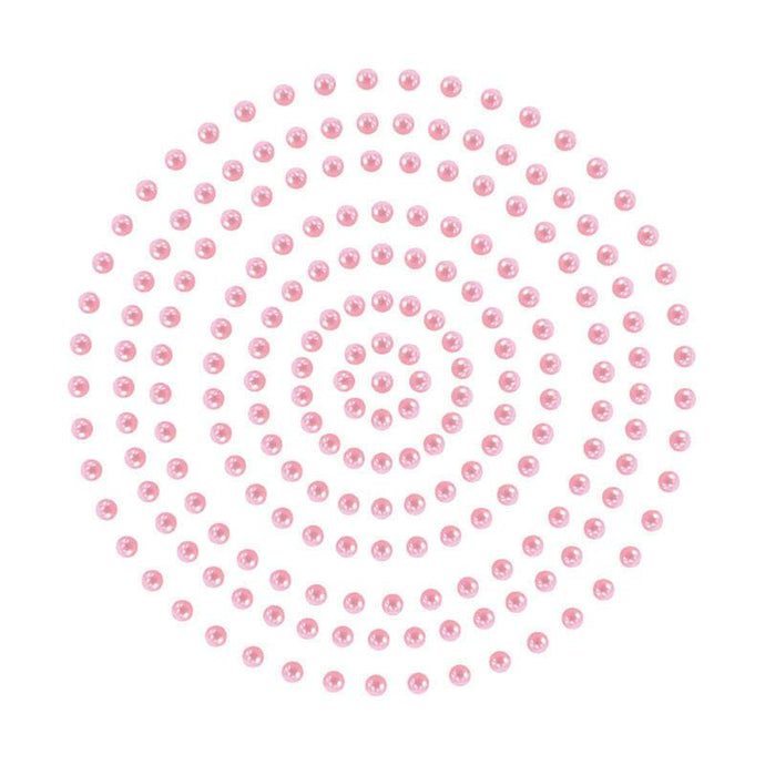 Adhesive Pearls - Deep Pink (2mm- 424pc)