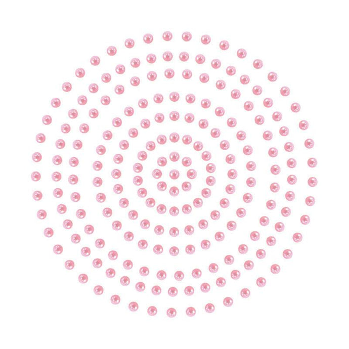 Adhesive Pearls - Deep Pink (2mm- 424pc)