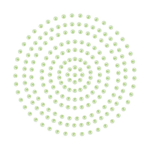 Adhesive Pearls - Soft Green (2mm- 424pc)