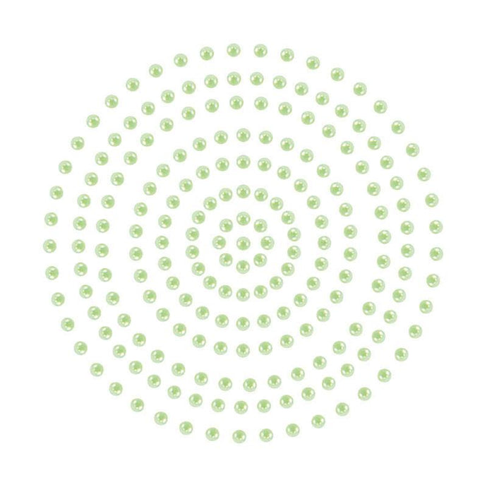 Adhesive Pearls - Soft Green (2mm- 424pc)