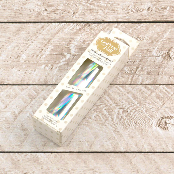 Foil - Silver (Iridescent Material Pattern) - Heat activated
