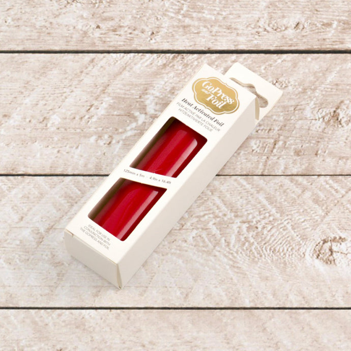 Foil - Deep Red (Mirror Finish) - Heat activated