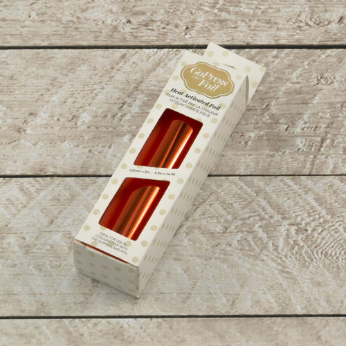 Foil - Red Copper (Mirror Finish) - Heat activated