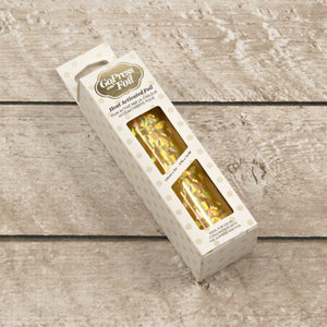 Foil - Gold  (Iridescent Triangular Pattern) - Heat activated