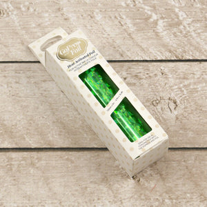 Foil - Green (Iridescent Triangular Pattern) - Heat activated