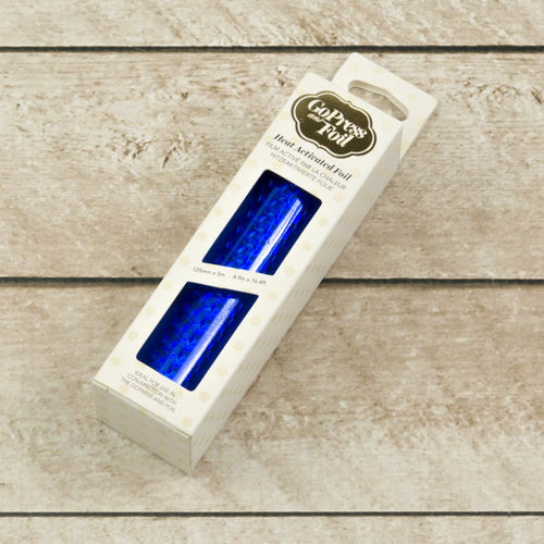 Foil  - Blue (Diamond Mirror Finish) - Heat activated