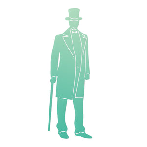 Mini Die - Gentlemans Emporium - Exquisite Gentleman (1pc) - app 50 x 50mm | 1.9 x 1.9in
