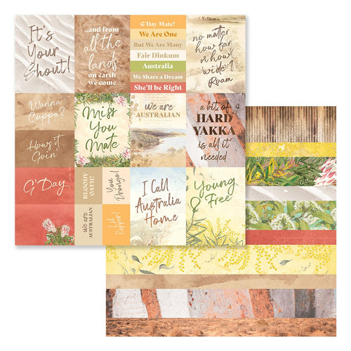 Paper - 12 x 12in Double Sided - Sweeping Plains Sheet 11