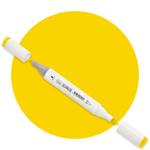 Twin Tip Alcohol Ink Marker - Yellow