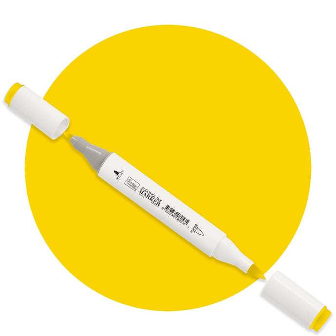 Twin Tip Alcohol Ink Marker - Yellow