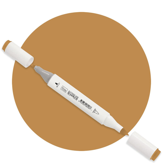 Twin Tip Alcohol Ink Marker - Golden Brown