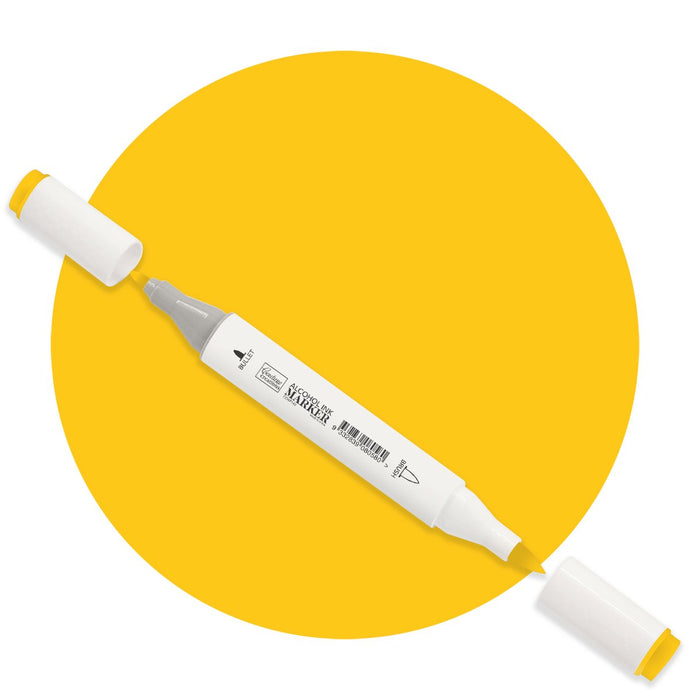 Twin Tip Alcohol Ink Marker - Fresh Yellow