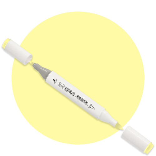 Twin Tip Alcohol Ink Marker - Bright Yellow