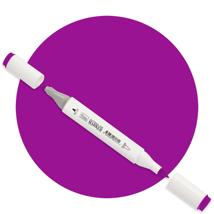 Twin Tip Alcohol Ink Marker - Vivid Purple