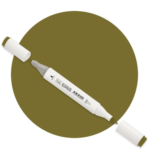 Twin Tip Alcohol Ink Marker - Green Glaze Yellow