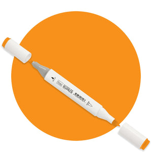 Twin Tip Alcohol Ink Marker - Bright Orange C