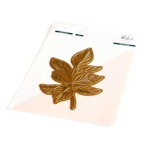 Detailed Leaf Hot Foil Plate 183322