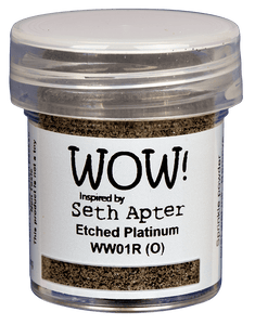 Etched Platinum Wow Embossing Powder by Seth Apter
