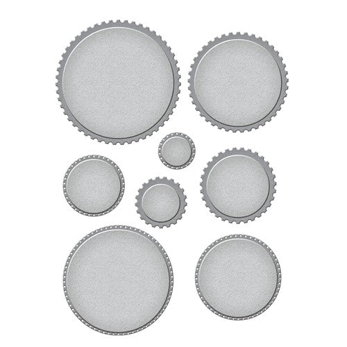 Postage Edge Circles Nested Die Set S5-539