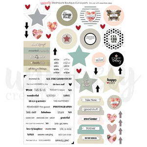 Steampunk Boutique Cut-a-part Sheet