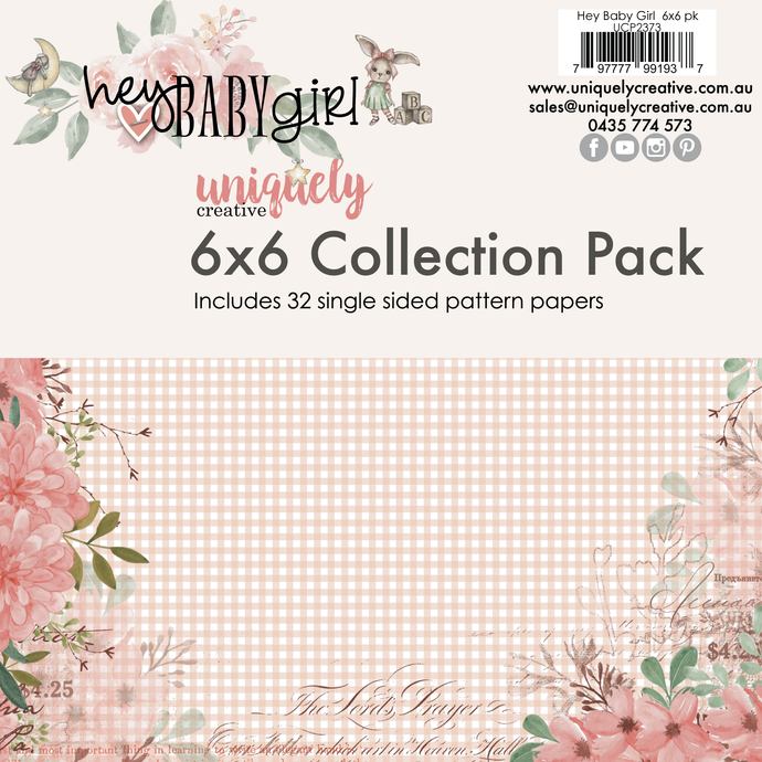 Hey Baby Girl 6x6 Collection Pack
