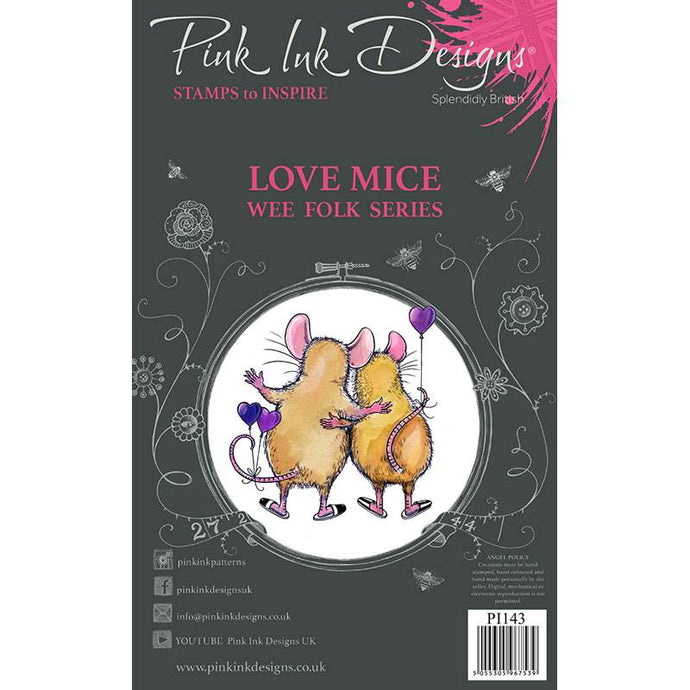 Love Mice A7 Clear Stamp Set