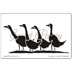 Geese Metal Stencil by Sweet Poppy